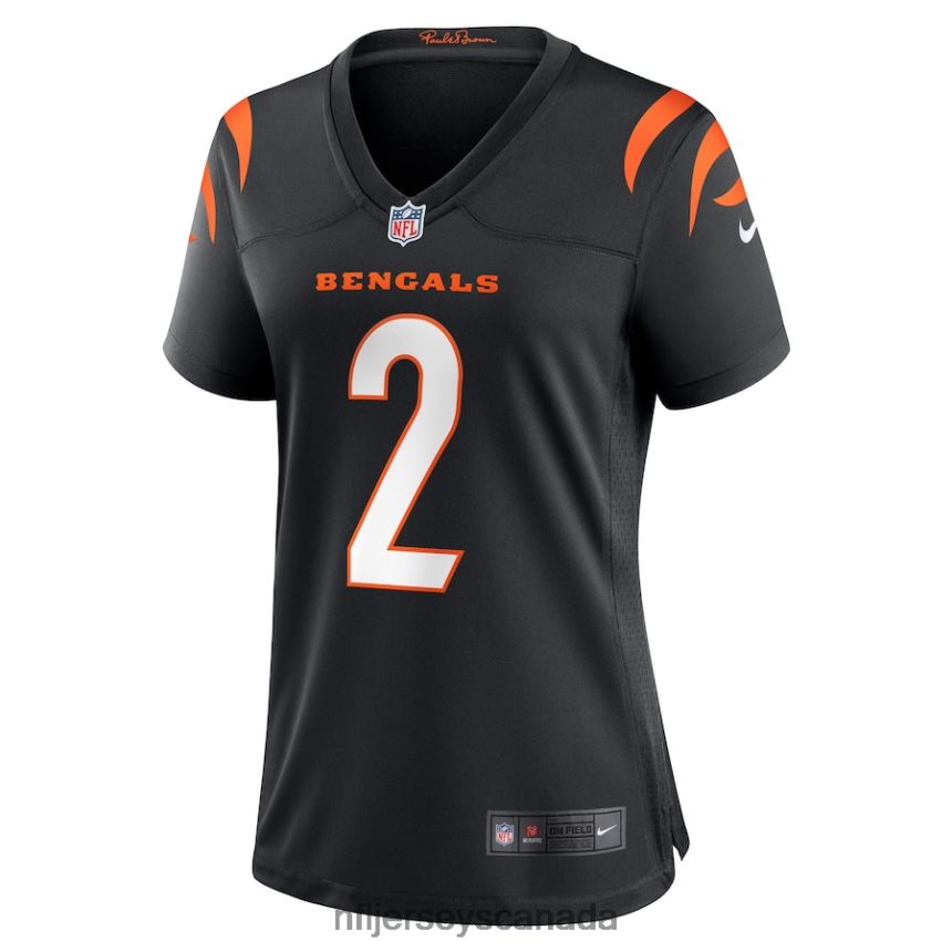 Women Cincinnati Bengals Evan McPherson Nike Black Game Jersey Clothing NFL TBXFR61081