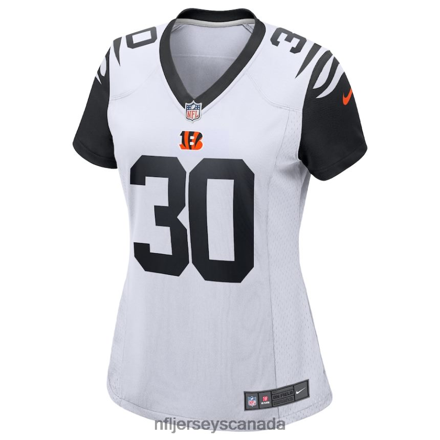 Women Cincinnati Bengals Jessie Bates III Nike White Alternate Game Jersey Clothing NFL TBXFR62450