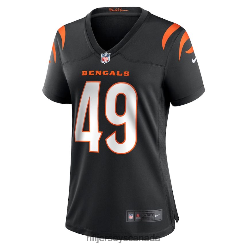 Women Cincinnati Bengals Joe Bachie Nike Black Game Jersey Clothing NFL TBXFR66844