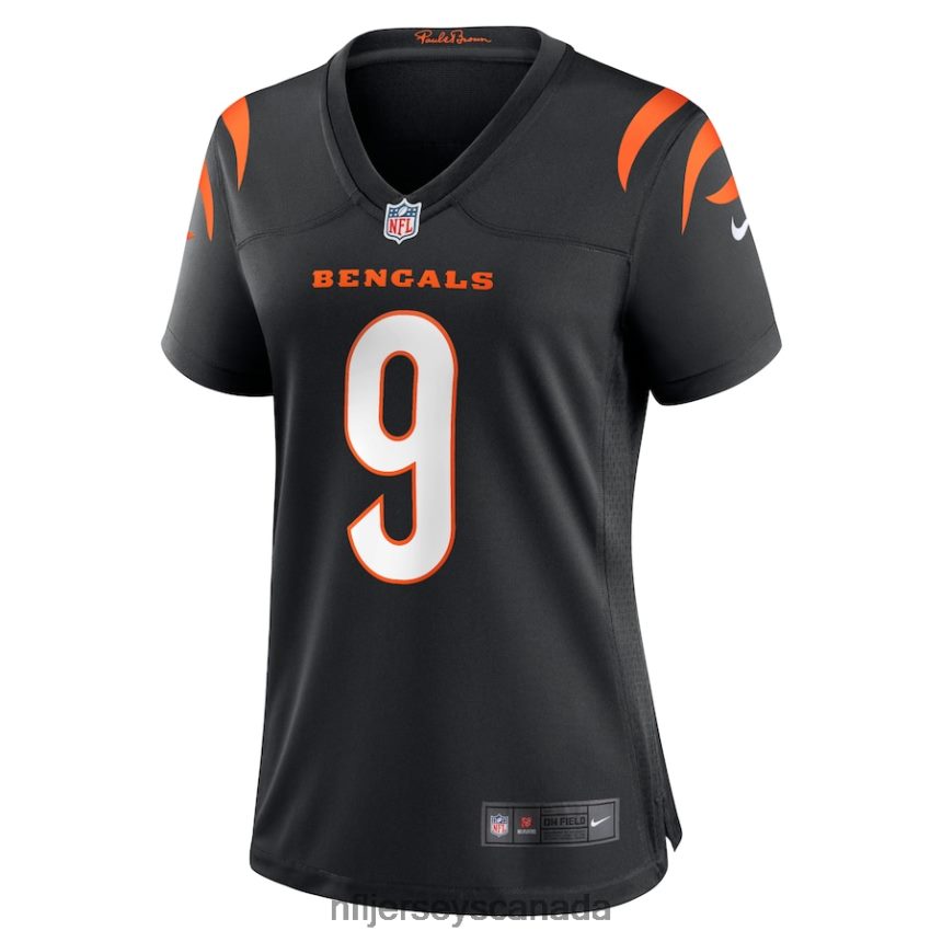 Women Cincinnati Bengals Joe Burrow Nike Black Player Game Jersey Clothing NFL TBXFR637