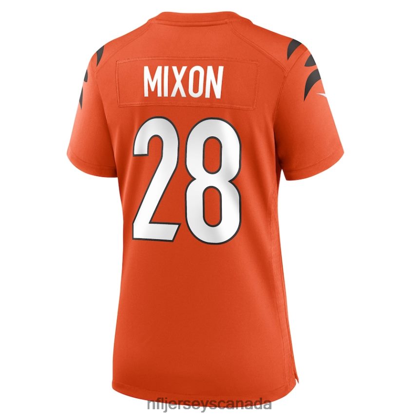 Women Cincinnati Bengals Joe Mixon Nike Orange Game Jersey Clothing NFL TBXFR63230