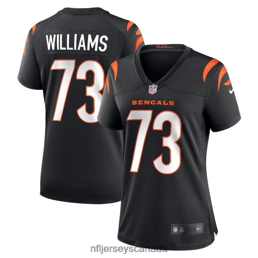 Women Cincinnati Bengals Jonah Williams Nike Black Game Jersey Clothing NFL TBXFR66930