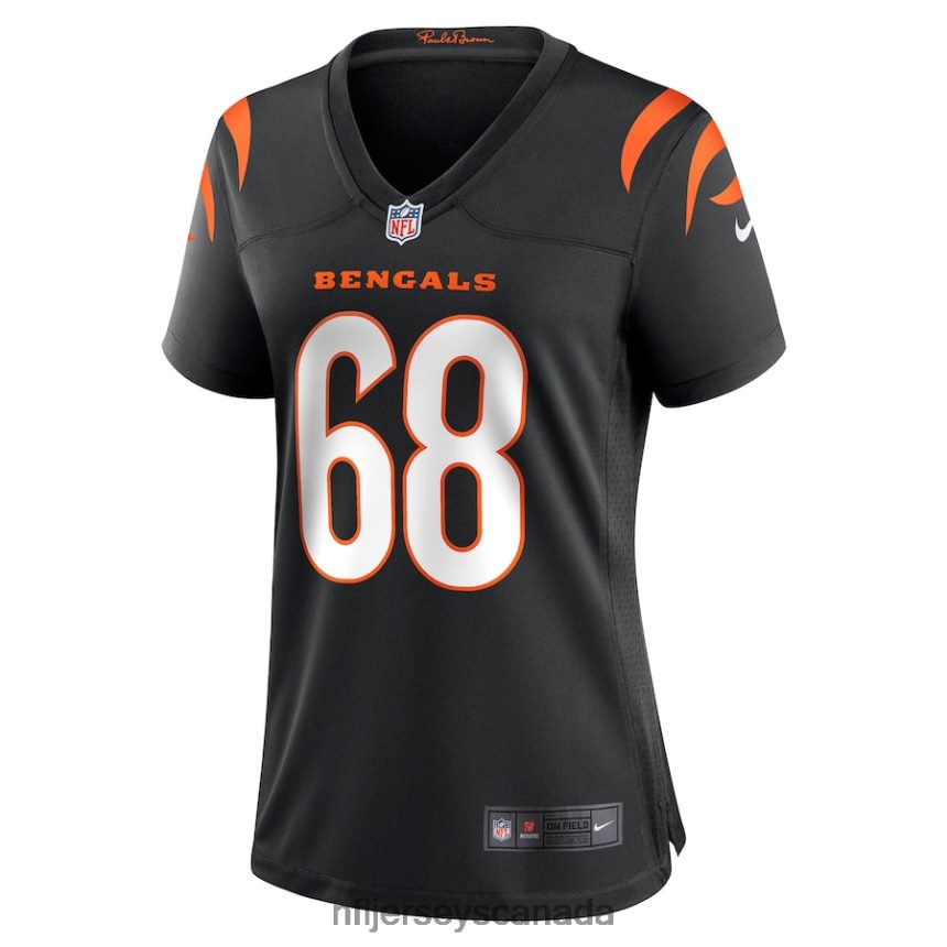 Women Cincinnati Bengals Josh Tupou Nike Black Game Player Jersey Clothing NFL TBXFR66344