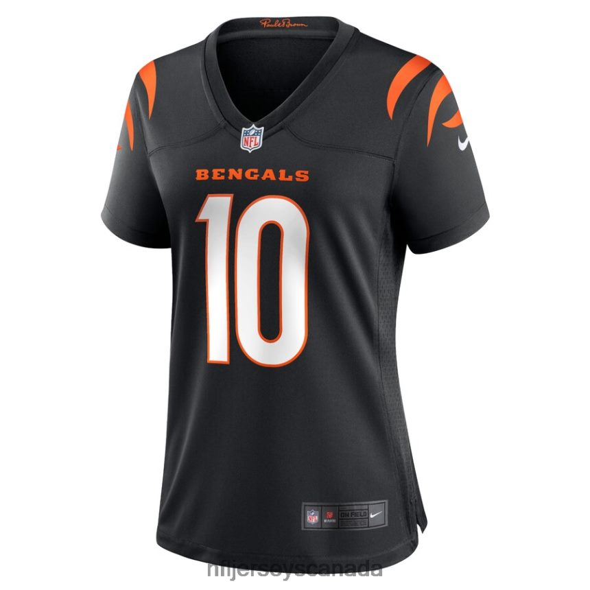 Women Cincinnati Bengals Kevin Huber Nike Black Game Jersey Clothing NFL TBXFR66561