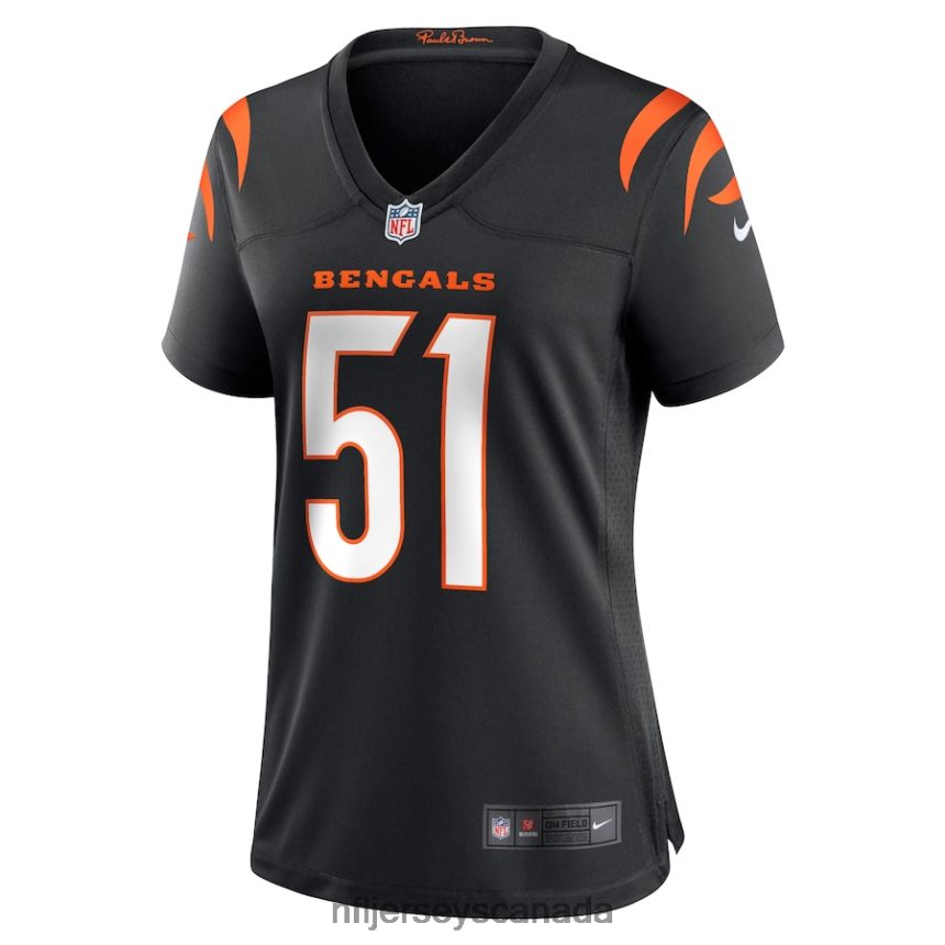 Women Cincinnati Bengals Markus Bailey Nike Black Game Jersey Clothing NFL TBXFR65678