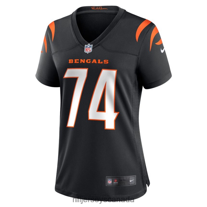 Women Cincinnati Bengals Max Scharping Nike Black Game Player Jersey Clothing NFL TBXFR65881