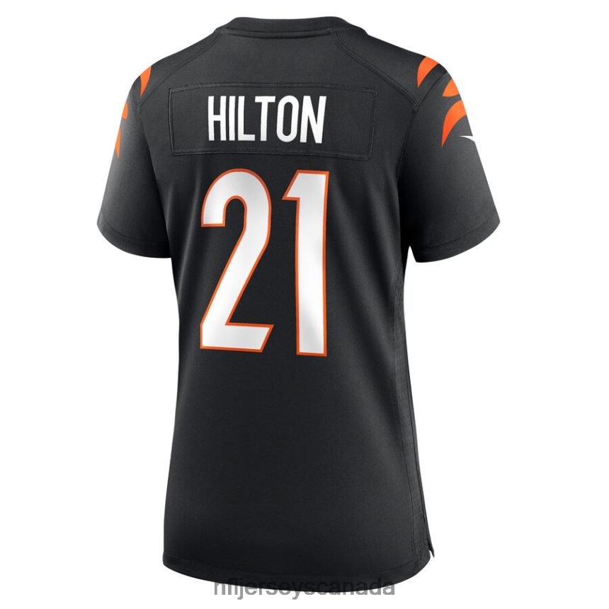Women Cincinnati Bengals Mike Hilton Nike Black Game Player Jersey Clothing NFL TBXFR63426