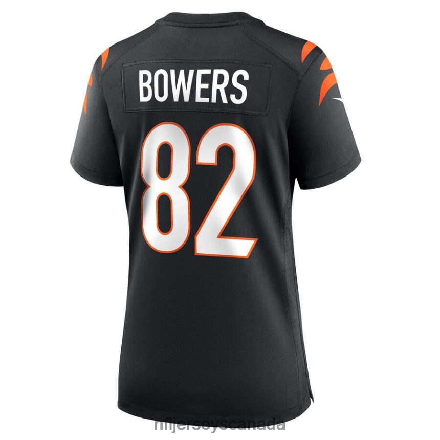 Women Cincinnati Bengals Nick Bowers Nike Black Game Player Jersey Clothing NFL TBXFR66174
