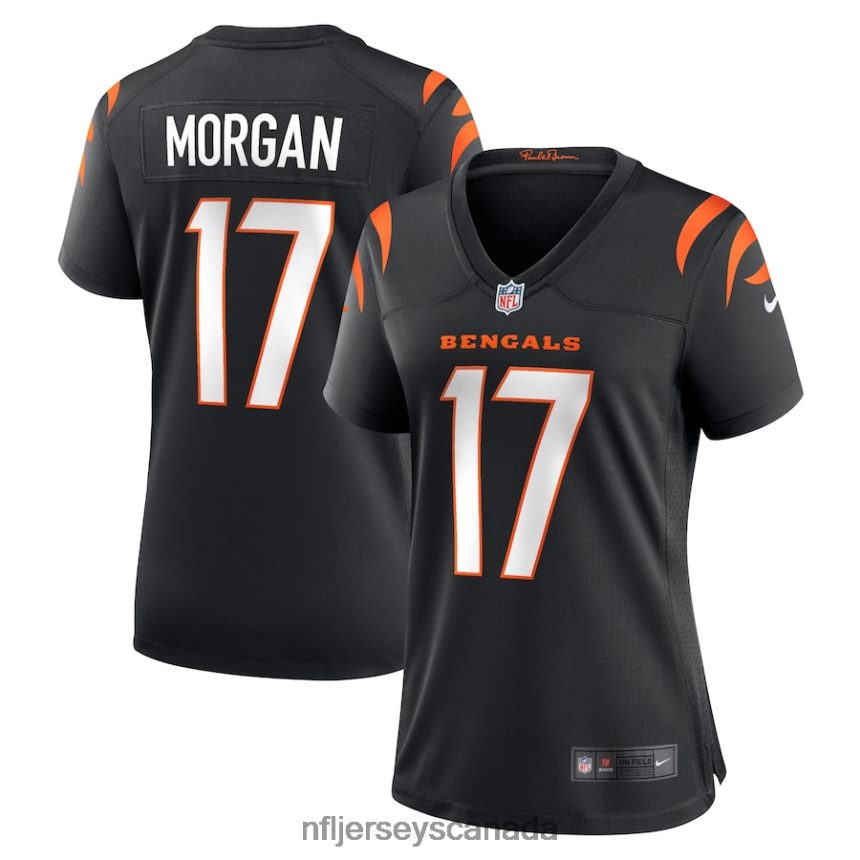 Women Cincinnati Bengals Stanley Morgan Nike Black Player Game Jersey Clothing NFL TBXFR65868
