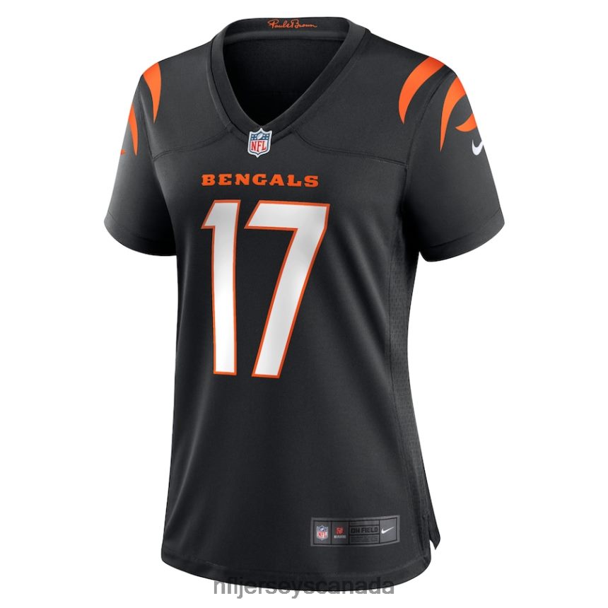 Women Cincinnati Bengals Stanley Morgan Nike Black Player Game Jersey Clothing NFL TBXFR65868
