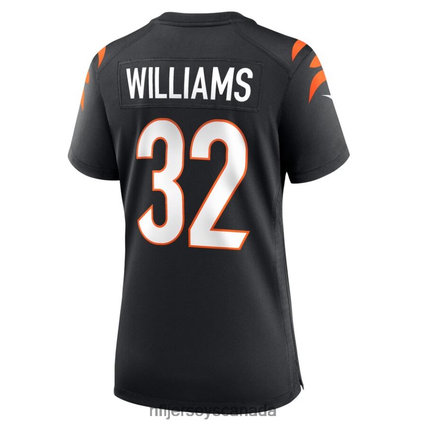 Women Cincinnati Bengals Trayveon Williams Nike Black Game Jersey Clothing NFL TBXFR65673