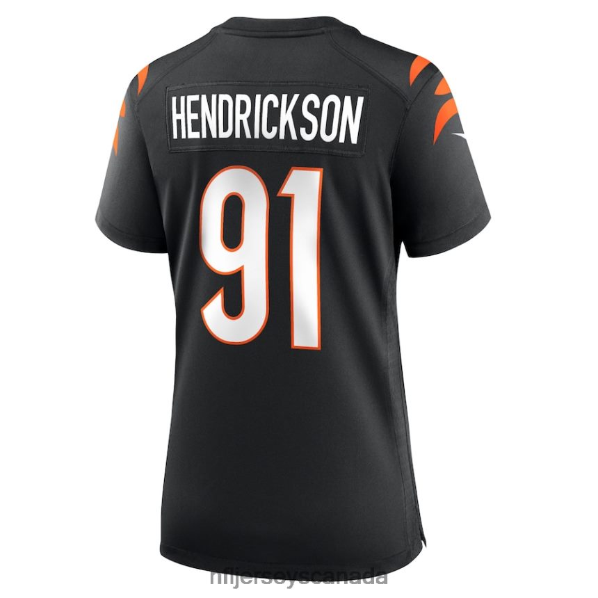 Women Cincinnati Bengals Trey Hendrickson Nike Black Game Jersey Clothing NFL TBXFR66706