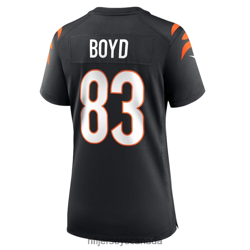 Women Cincinnati Bengals Tyler Boyd Nike Black Game Jersey Clothing NFL TBXFR66598