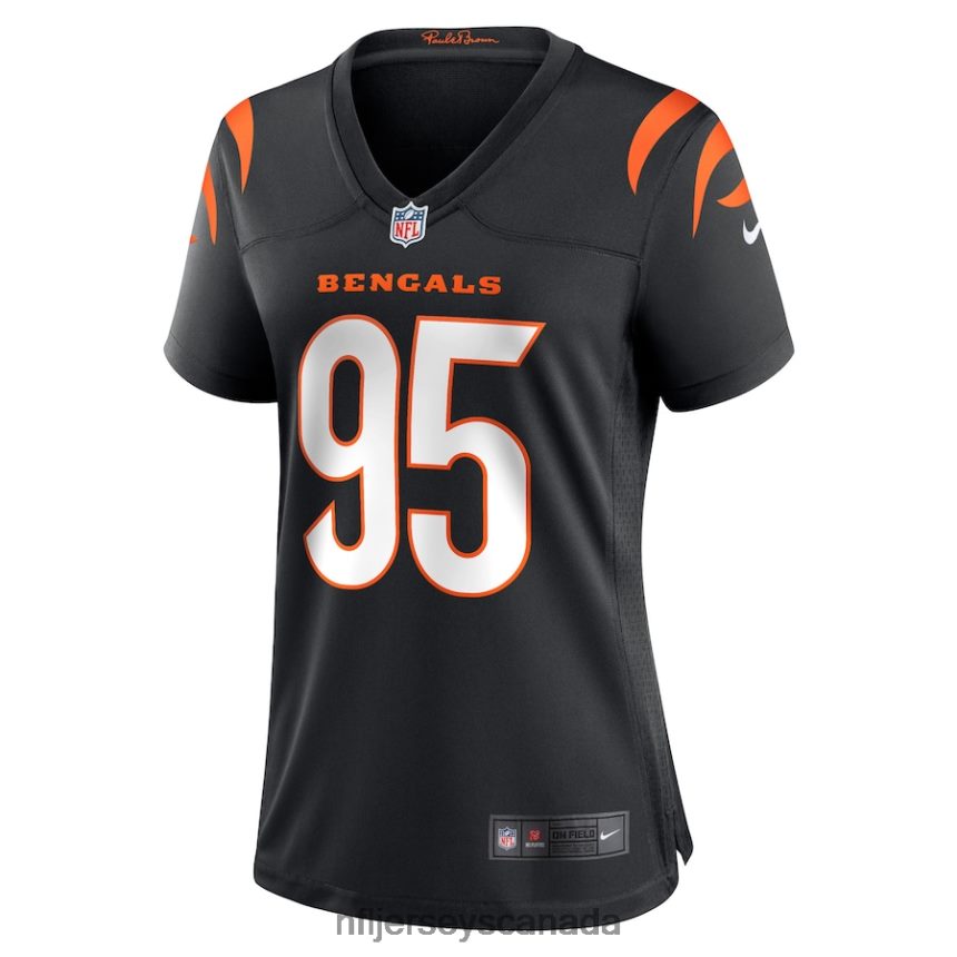 Women Cincinnati Bengals Zach Carter Nike Black Game Player Jersey Clothing NFL TBXFR65813