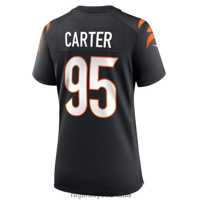 Women Cincinnati Bengals Zach Carter Nike Black Game Player Jersey Clothing NFL TBXFR65813