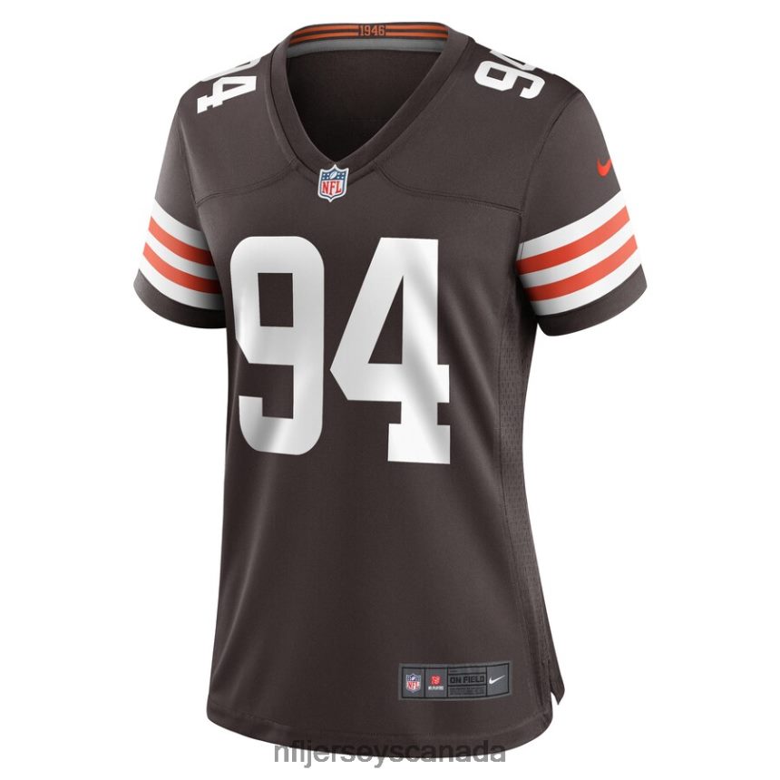 Women Cleveland Browns Alex Wright Nike Brown Game Player Jersey Clothing NFL TBXFR66189