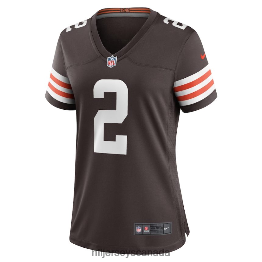 Women Cleveland Browns Amari Cooper Nike Brown Game Jersey Clothing NFL TBXFR64981