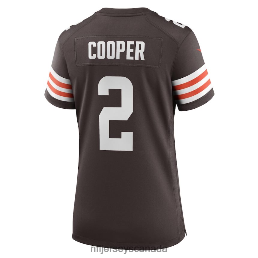 Women Cleveland Browns Amari Cooper Nike Brown Game Jersey Clothing NFL TBXFR64981