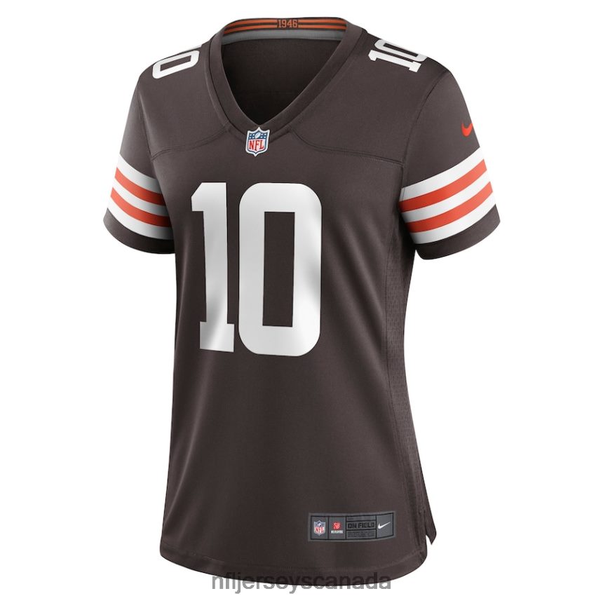 Women Cleveland Browns Anthony Schwartz Nike Brown Game Jersey Clothing NFL TBXFR66882