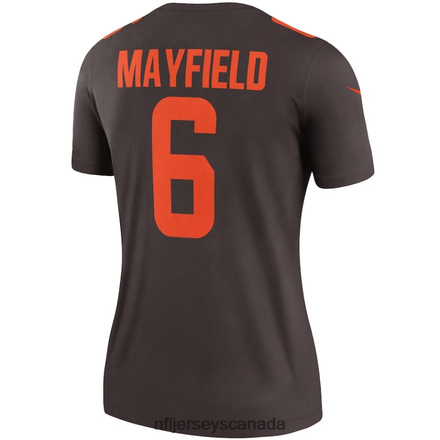 Women Cleveland Browns Baker Mayfield Nike Brown Alternate Legend Jersey Clothing NFL TBXFR62747