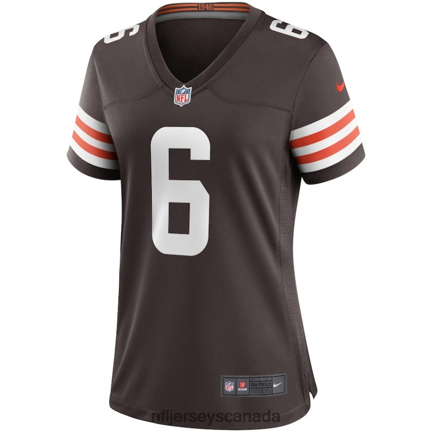 Women Cleveland Browns Baker Mayfield Nike Brown Game Player Jersey Clothing NFL TBXFR63459