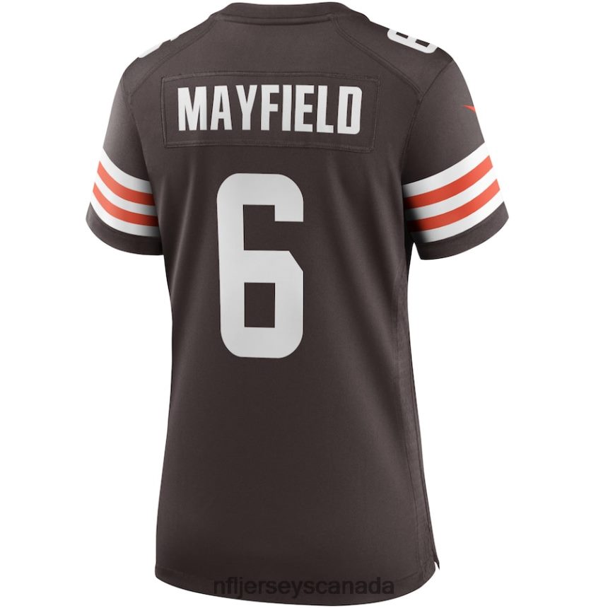 Women Cleveland Browns Baker Mayfield Nike Brown Game Player Jersey Clothing NFL TBXFR63459