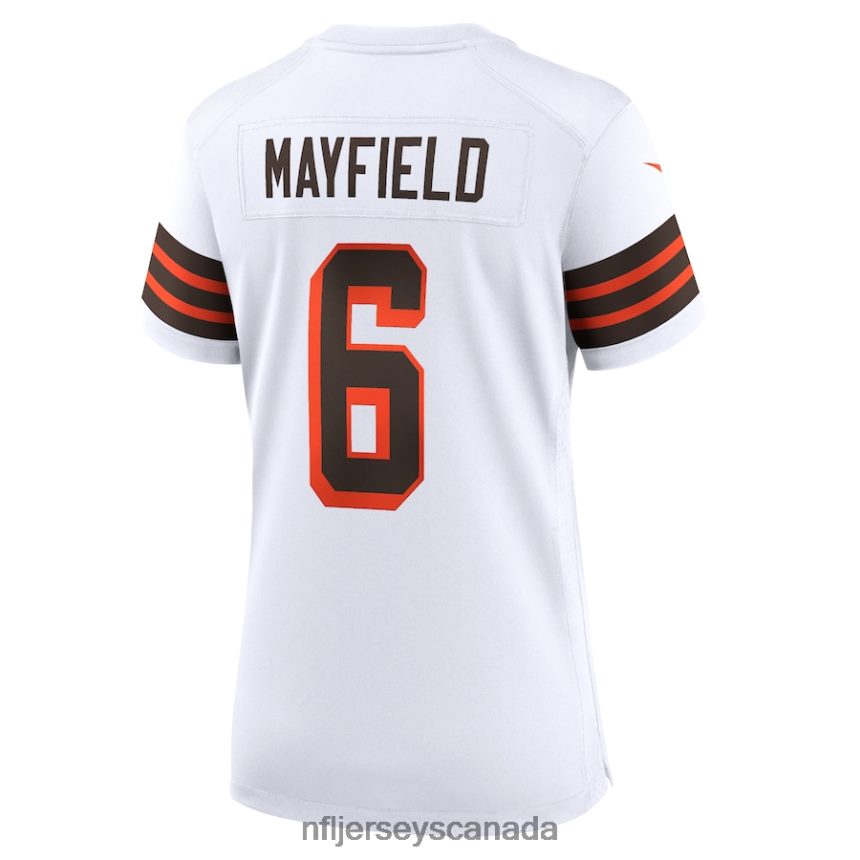 Women Cleveland Browns Baker Mayfield Nike White 1946 Collection Alternate Game Jersey Clothing NFL TBXFR64705
