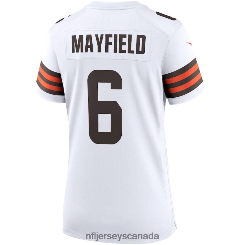 Women Cleveland Browns Baker Mayfield Nike White Game Jersey Clothing NFL TBXFR63486