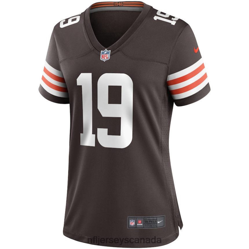 Women Cleveland Browns Bernie Kosar Nike Brown Game Retired Player Jersey Clothing NFL TBXFR64262