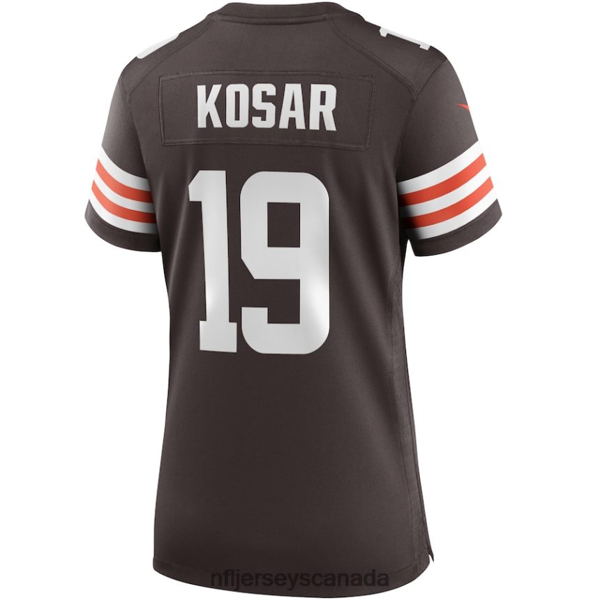 Women Cleveland Browns Bernie Kosar Nike Brown Game Retired Player Jersey Clothing NFL TBXFR64262