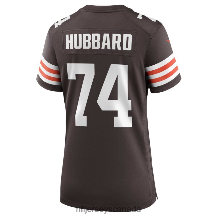 Women Cleveland Browns Chris Hubbard Nike Brown Game Jersey Clothing NFL TBXFR65834