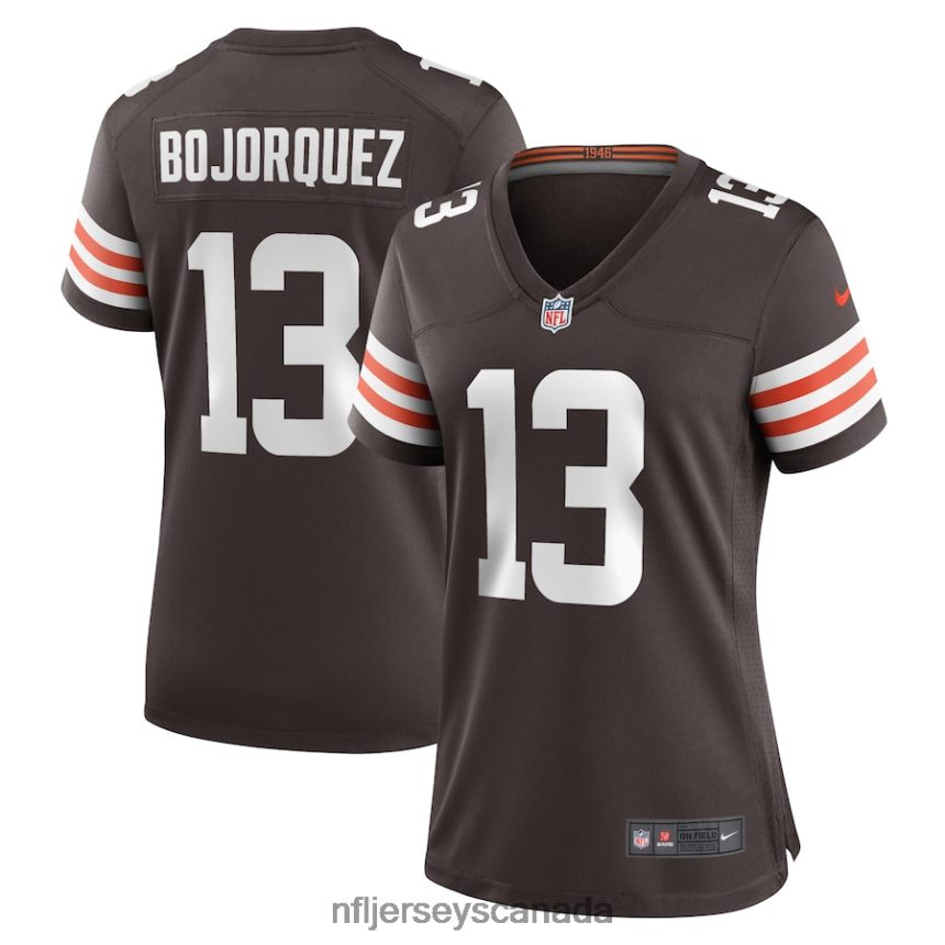 Women Cleveland Browns Corey Bojorquez Nike Brown Game Jersey Clothing NFL TBXFR66488