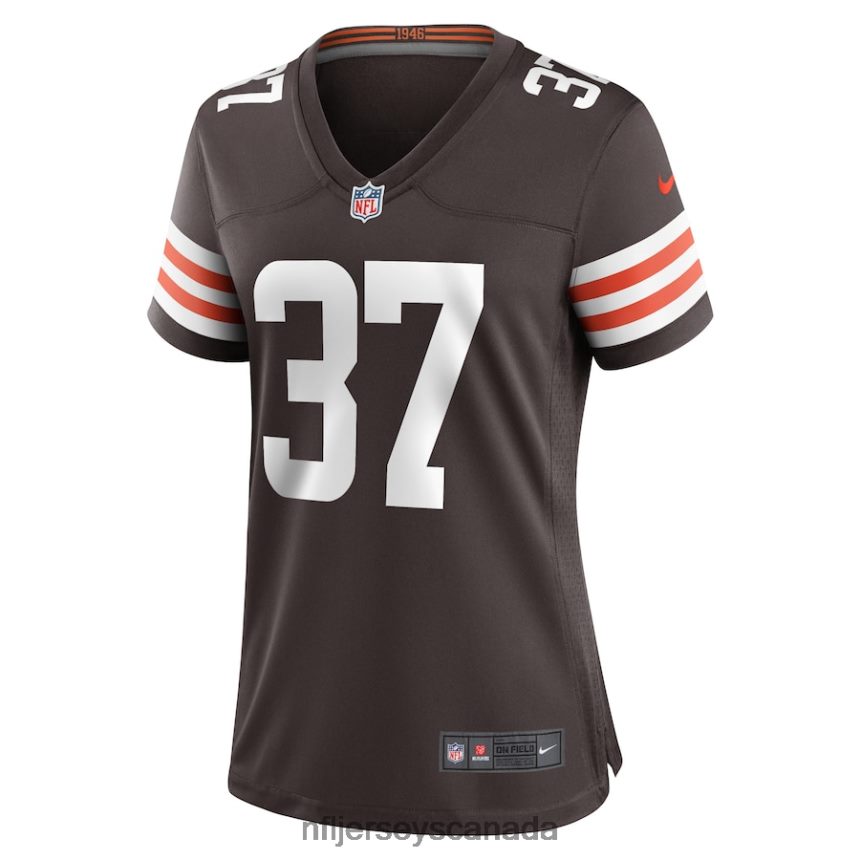 Women Cleveland Browns D\Anthony Bell Nike Brown Game Player Jersey Clothing NFL TBXFR66971
