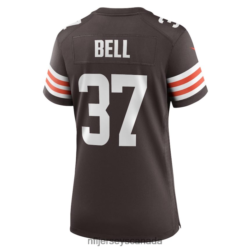 Women Cleveland Browns D\Anthony Bell Nike Brown Game Player Jersey Clothing NFL TBXFR66971