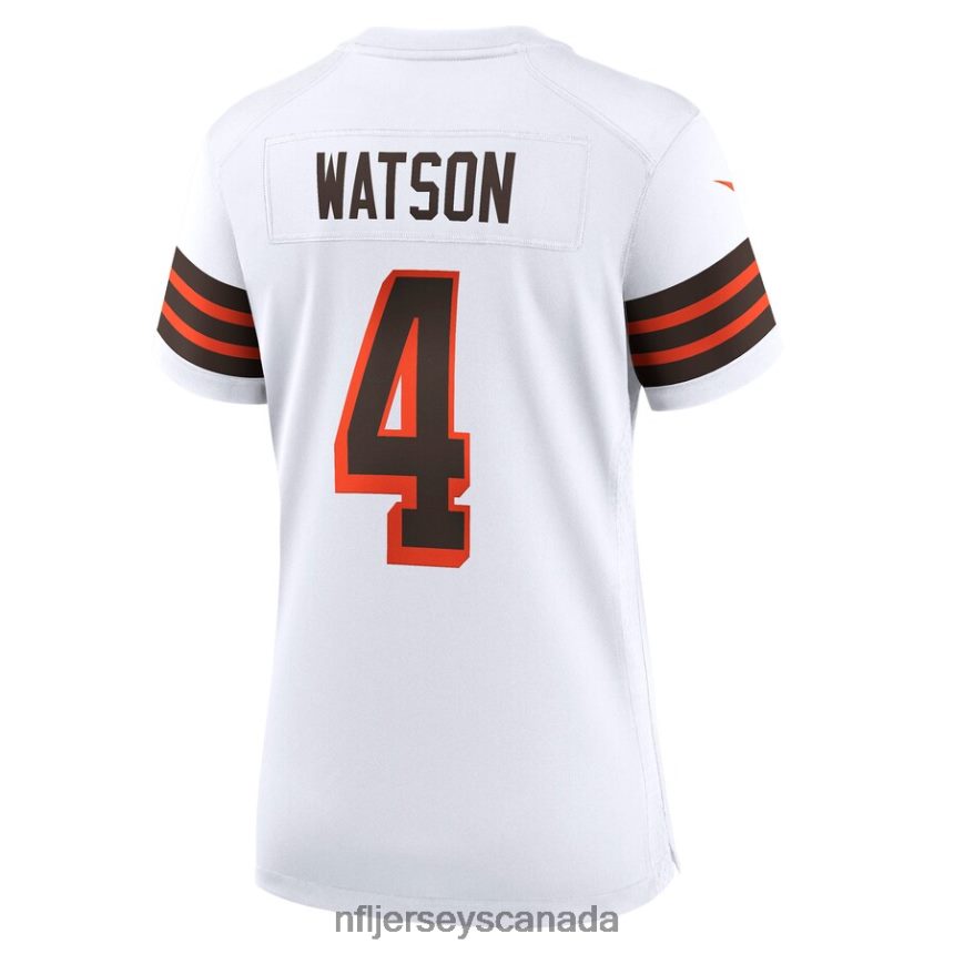 Women Cleveland Browns Deshaun Watson Nike White Alternate Game Jersey Clothing NFL TBXFR63587