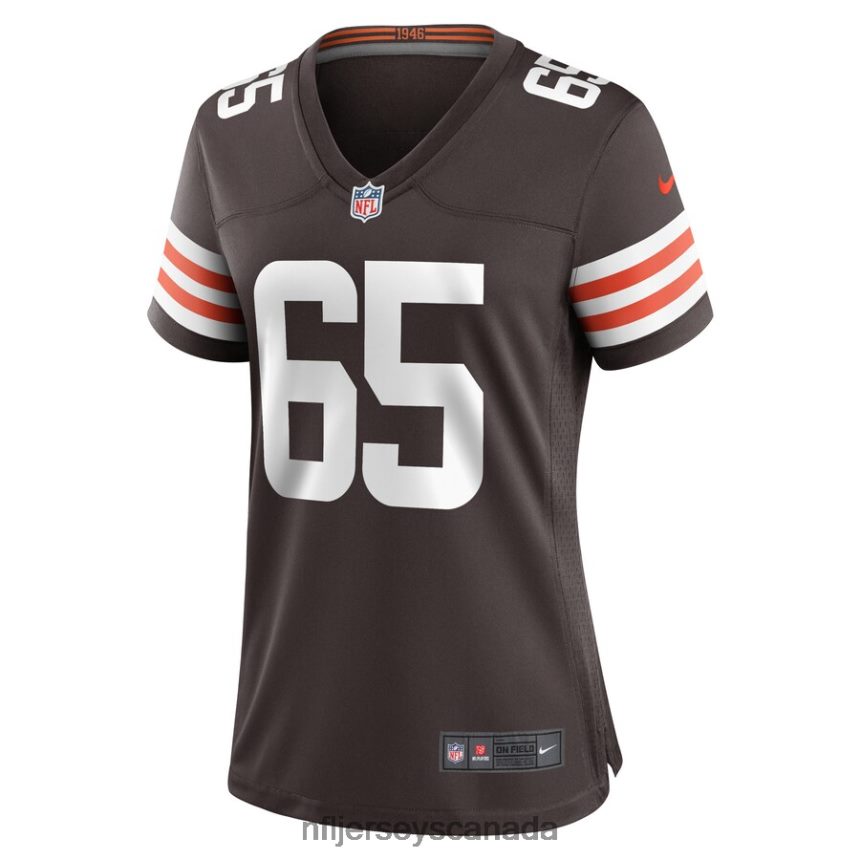 Women Cleveland Browns Elijah Nkansah Nike Brown Game Player Jersey Clothing NFL TBXFR66298