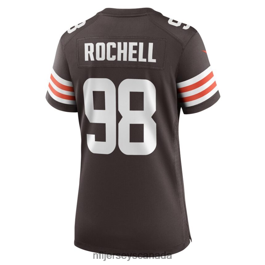 Women Cleveland Browns Isaac Rochell Nike Brown Game Player Jersey Clothing NFL TBXFR63709