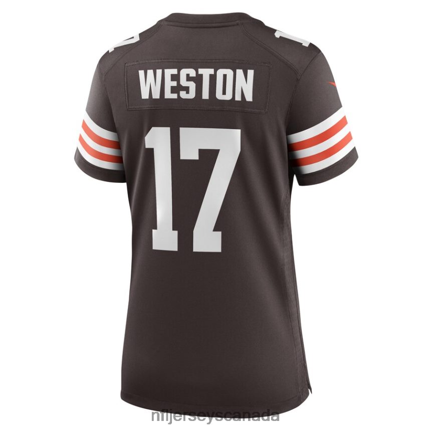 Women Cleveland Browns Isaiah Weston Nike Brown Game Player Jersey Clothing NFL TBXFR65809