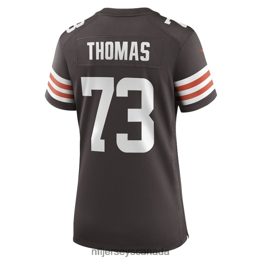 Women Cleveland Browns Joe Thomas Nike Brown Retired Game Player Jersey Clothing NFL TBXFR63364