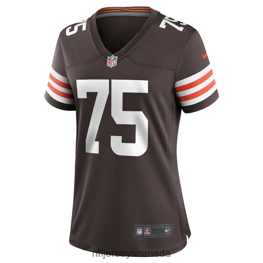 Women Cleveland Browns Joel Bitonio Nike Brown Game Jersey Clothing NFL TBXFR66055