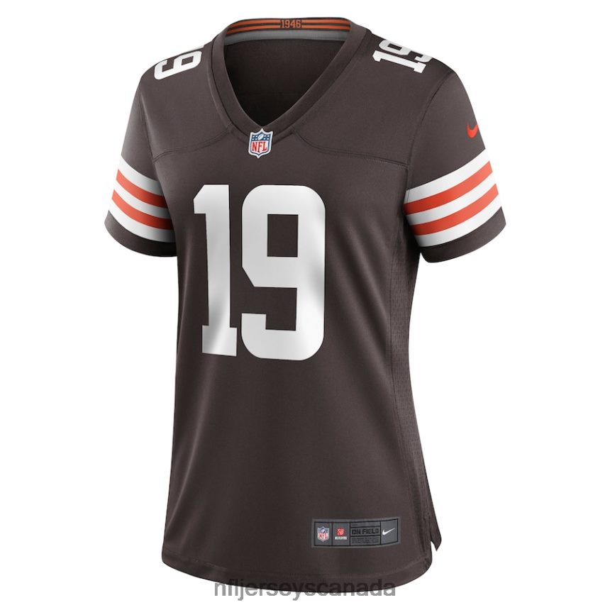 Women Cleveland Browns Josh Rosen Nike Brown Game Player Jersey Clothing NFL TBXFR66006