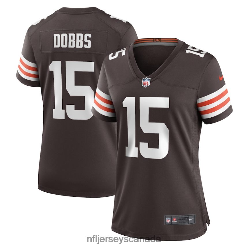 Women Cleveland Browns Joshua Dobbs Nike Brown Game Jersey Clothing NFL TBXFR66272