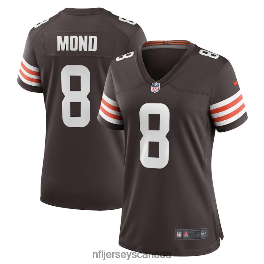 Women Cleveland Browns Kellen Mond Nike Brown Game Player Jersey Clothing NFL TBXFR66959