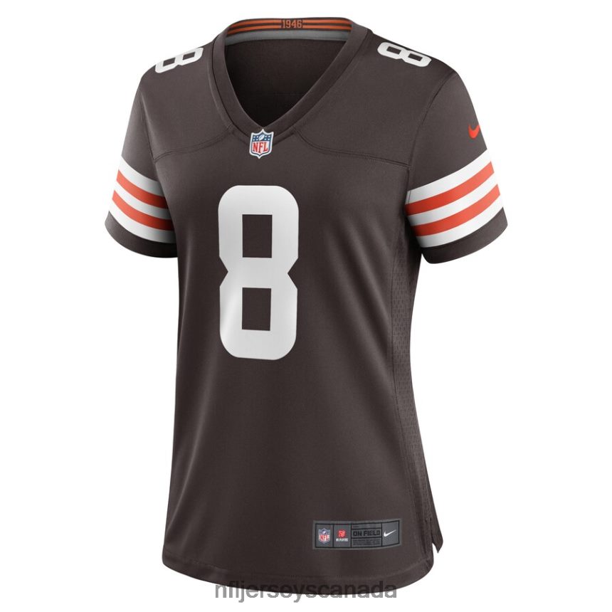 Women Cleveland Browns Kellen Mond Nike Brown Game Player Jersey Clothing NFL TBXFR66959
