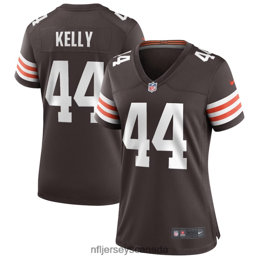 Women Cleveland Browns Leroy Kelly Nike Brown Game Retired Player Jersey Clothing NFL TBXFR66032