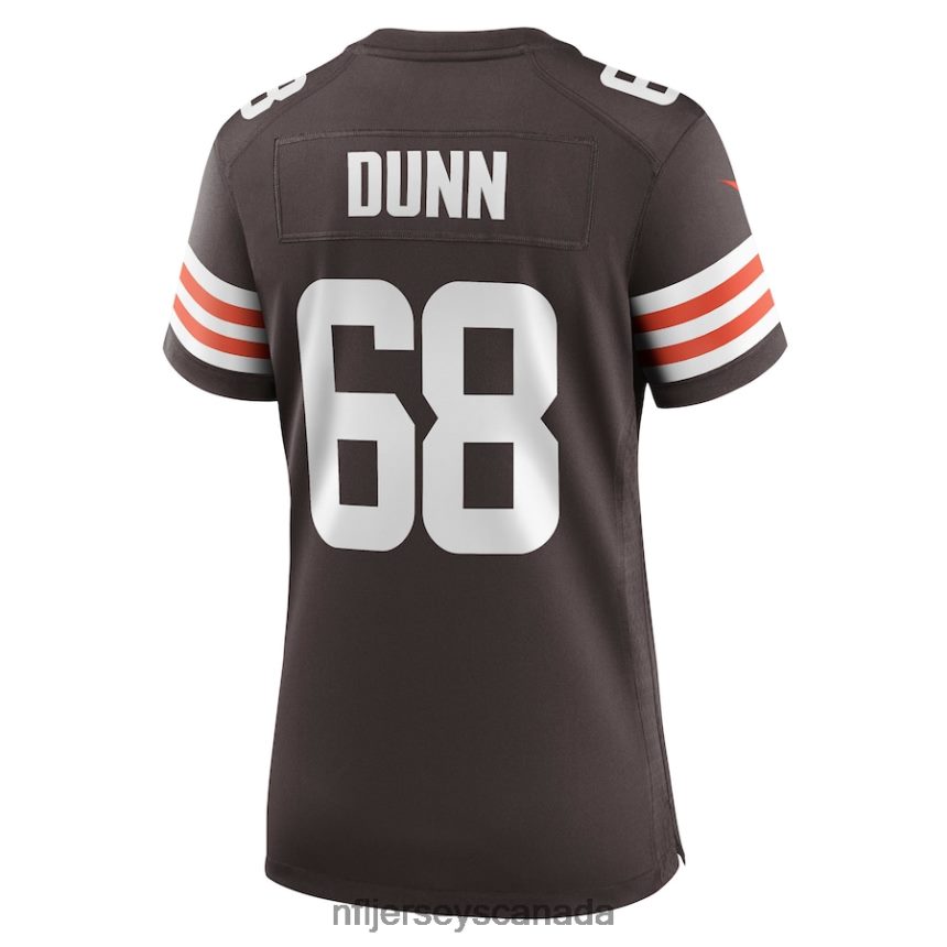 Women Cleveland Browns Michael Dunn Nike Brown Game Jersey Clothing NFL TBXFR65870