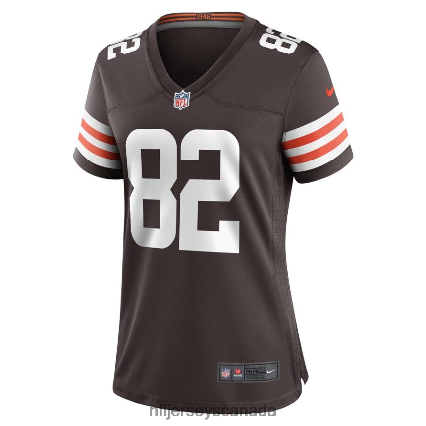 Women Cleveland Browns Mike Harley Jr Nike Brown Game Player Jersey Clothing NFL TBXFR65692