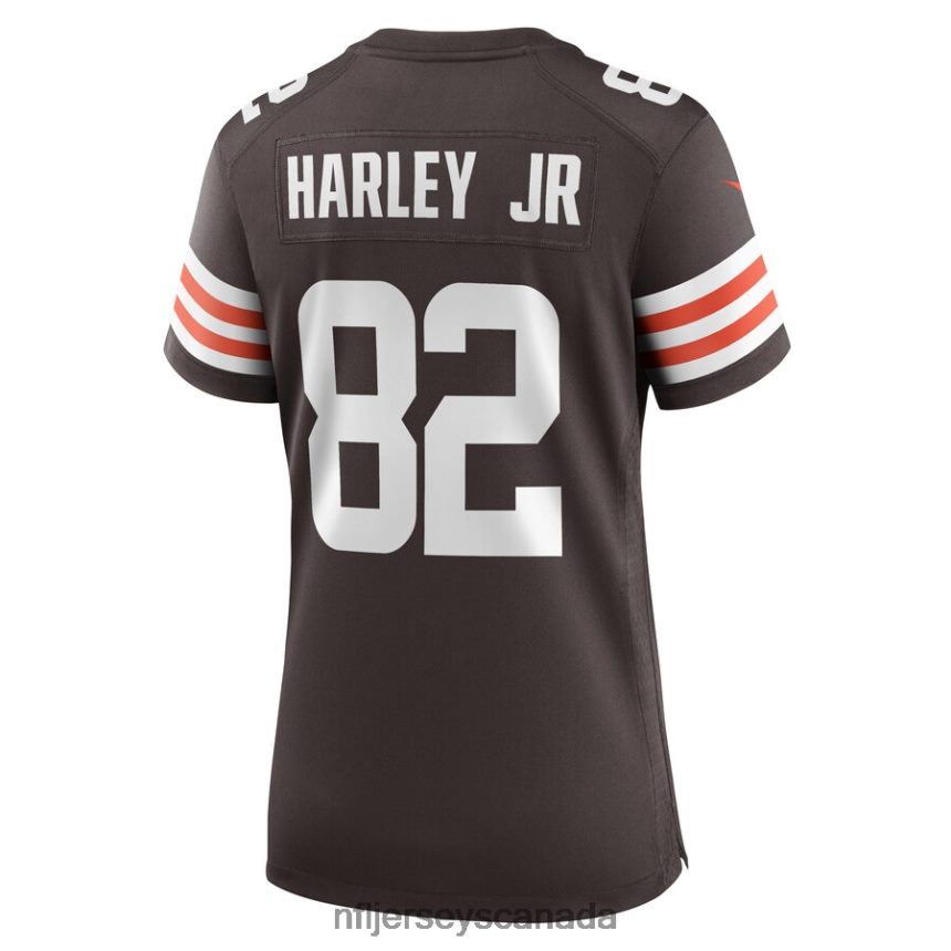Women Cleveland Browns Mike Harley Jr Nike Brown Game Player Jersey Clothing NFL TBXFR65692