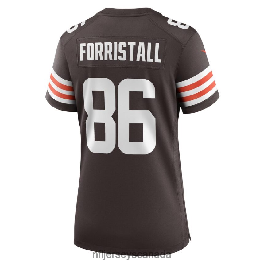 Women Cleveland Browns Miller Forristall Nike Brown Game Player Jersey Clothing NFL TBXFR65704