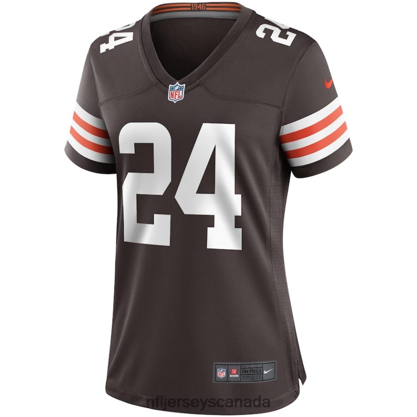 Women Cleveland Browns Nick Chubb Nike Brown Game Jersey Clothing NFL TBXFR6762